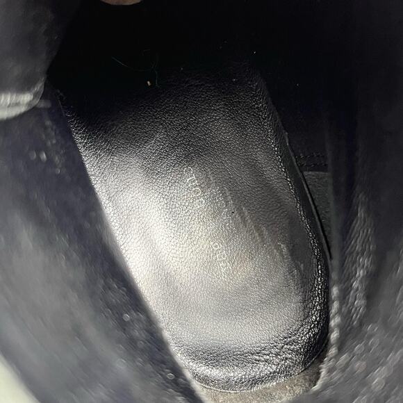 Rag & Bone Boots Womens 8 EU 38 Black Leather Ankle Vibram Cannon Zip Combat - Picture 14 of 14